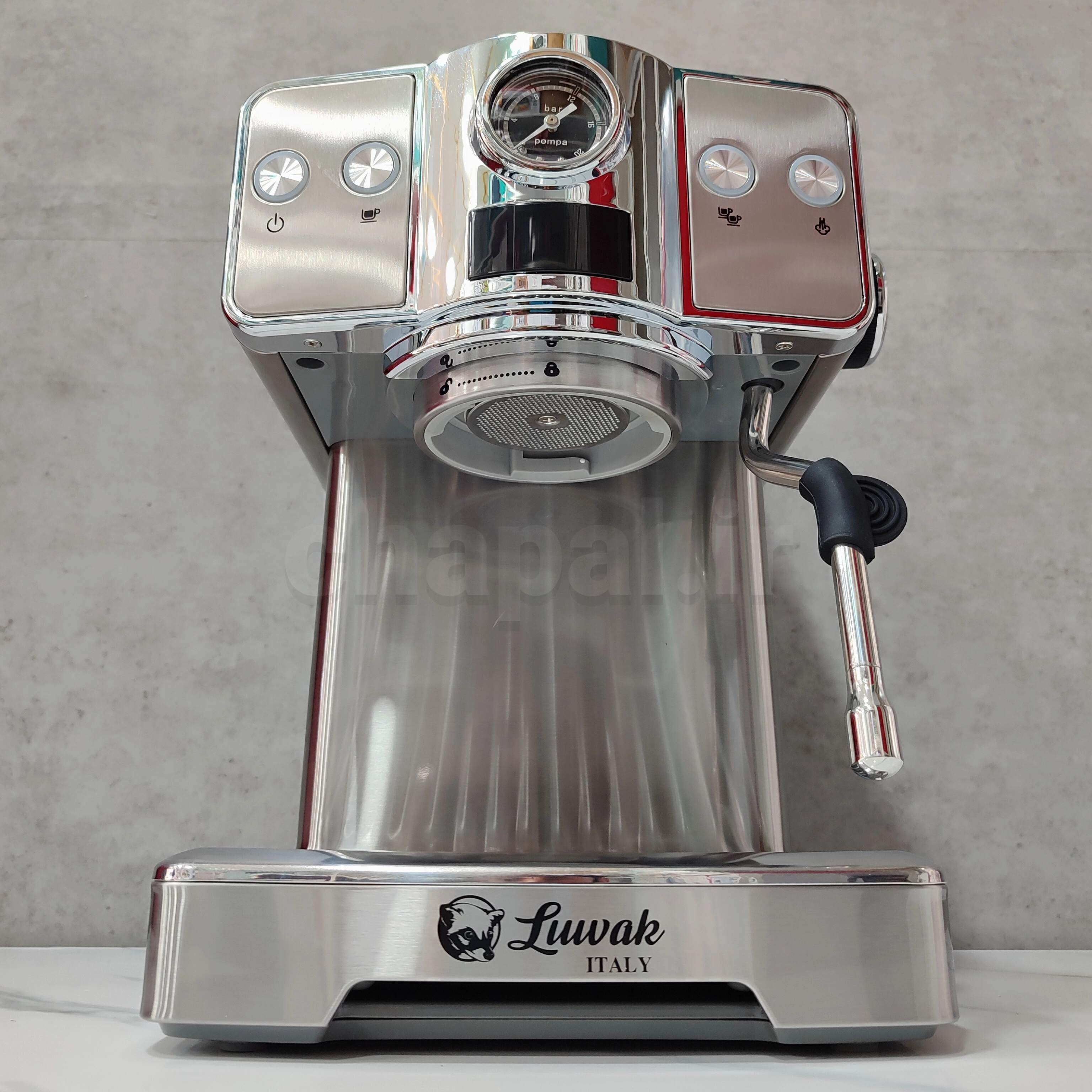 اسپرسو ساز لواک مدل 350 ظرفیت ۱.8 لیتر با فیلتر استیل