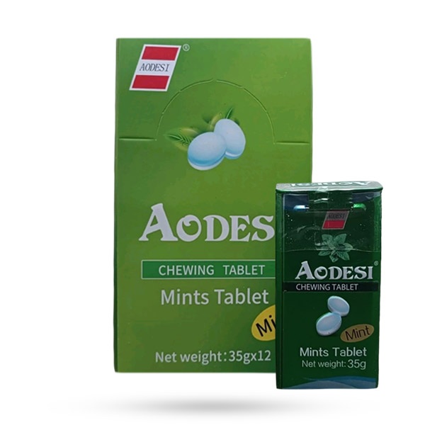 قرص کافئین دار و خوشبوکننده دهان اودسی با طعم نعنا