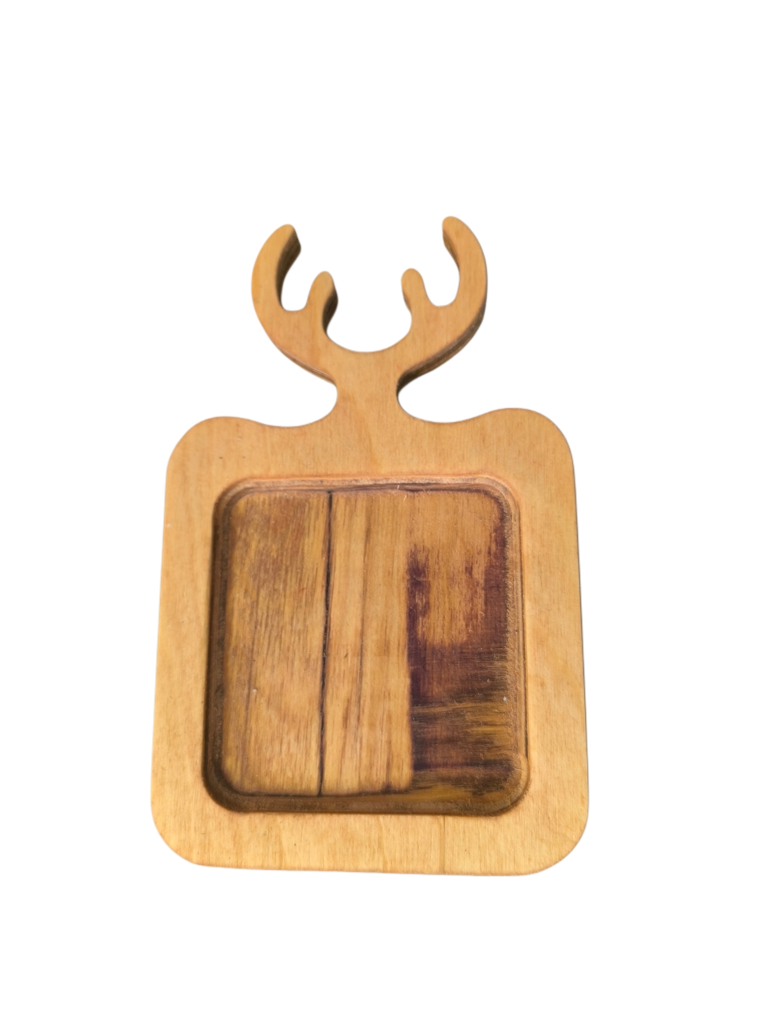 زیر لیوانی مدل چوبی شاخ گوزن